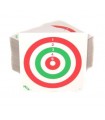 AIR GUN COLOURED CENTRE PAPER TARGET CM 14 x 14
