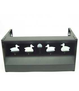 FIVE AIR GUN MAGNETIC SILHOUETTES