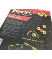 SHOOT•N•C® 8 INCH BULL'S-EYE, 6 TARGETS - 72 PASTERS - 21,5 x 21,5 cm