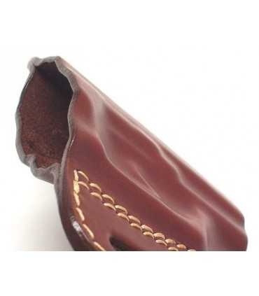 FB1 - Belt leather holster uncovered full barrel