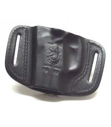 FB1 - Belt leather holster uncovered full barrel