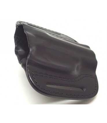 FB1 - Belt leather holster uncovered full barrel