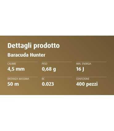 Baracuda Hunter.177 cal 4,5 mm Air gun pellet with an advanced development of Baracuda design