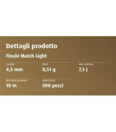 Pallini H&N Finale Match carabina aria compressa calibro 4,5 da tiro bersaglio