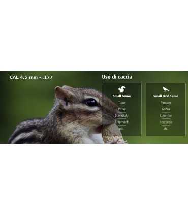 Pallini H&N Baracuda Match calibro 4,5 o 5,5 per carabina aria compressa