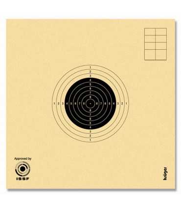 Bersaglio Kruger cartone cm 10X10 numerato per aria compressa