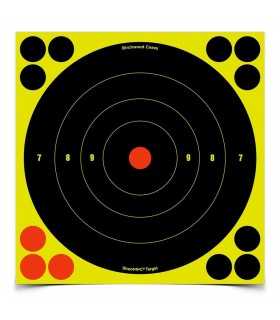 SHOOT•N•C® 8 INCH BULL'S-EYE, 6 TARGETS - 72 PASTERS - 21,5 x 21,5 cm