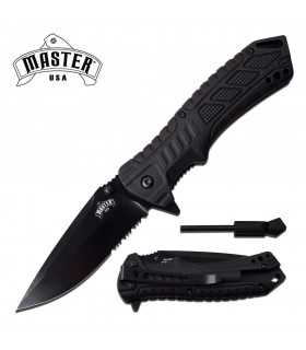 MASTER USA MT-A062BK SPRING ASSISTED KNIFE