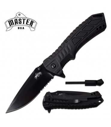 MASTER USA MT-A062BK SPRING ASSISTED KNIFE
