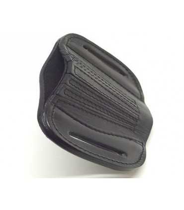 FA1 - Belt leather holster uncovered full barrel