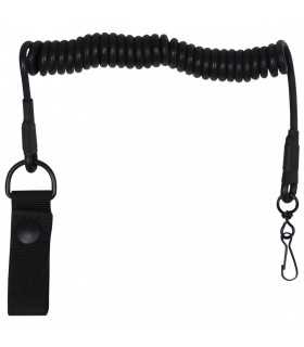 Lanyard, black, with carabiner
