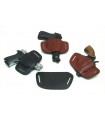FA1 - Belt leather holster uncovered full barrel