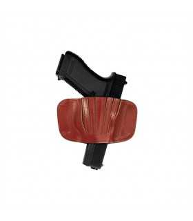 FA1 - Belt leather holster uncovered full barrel