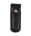 Porta coltello fodero in pelle cuoio NERO o MARRONE per coltelli fino 13 cm da cintura