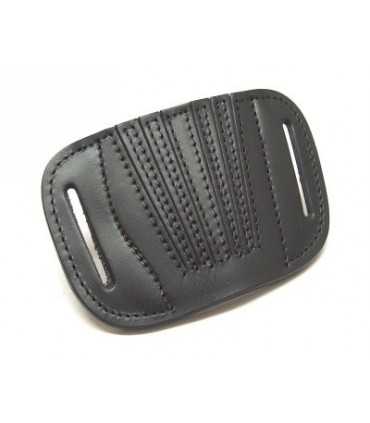 FA1 - Belt leather holster uncovered full barrel