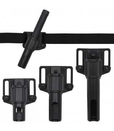 Telescope Baton Holder, rotatable, black, for belt