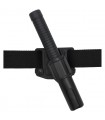 Telescope Baton Holder, rotatable, black, for belt