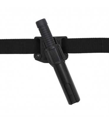 Telescope Baton Holder, rotatable, black, for belt