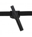 Telescope Baton Holder, rotatable, black, for belt