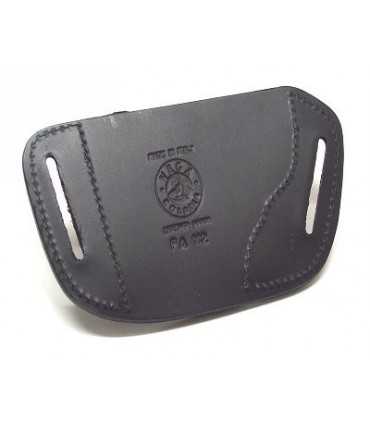 FA1 - Belt leather holster uncovered full barrel