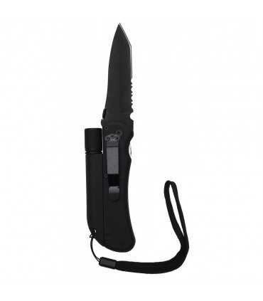 Coltello tascabile survival escursionismo campeggio militare torcia acciarino con lama TANTO