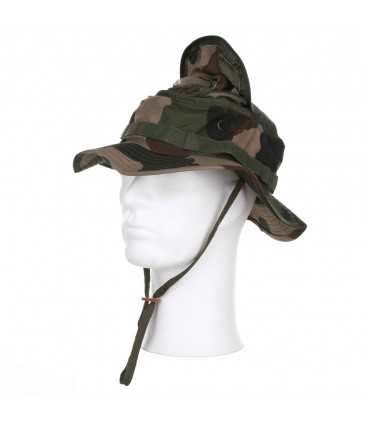 Cappello JUNGLE con rete zanzariera anti zanzare a scomparsa Woodland