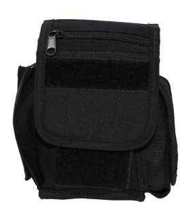 Belt Pouch with 3 compartments, black