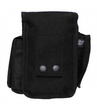 Belt Pouch with 3 compartments, black