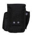 Belt Pouch with 3 compartments, black