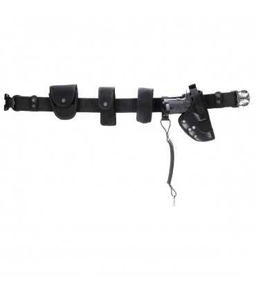 Cinturone Completo di fondina porta manette torcia caricatore MFH Security GPG