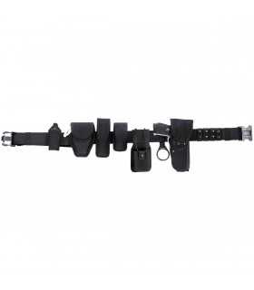 Cinturone Completo di fondina porta manette torcia accessori MFH Security GPG