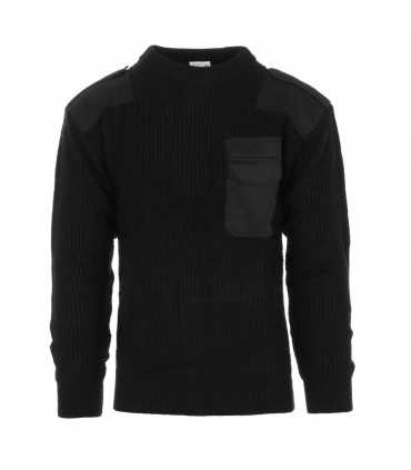 Pullover NATO COMMANDO con taschino, spalline e protezione sui gomiti