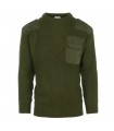Pullover NATO COMMANDO con taschino, spalline e protezione sui gomiti