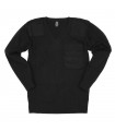 Pullover NATO COMMANDO con collo a V 50% lana, taschino, spalline e protezione sui gomiti