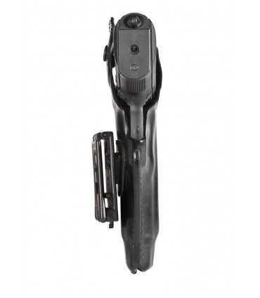 FT1 - Fondina in cuoio sformato da cintura con passante in polimero