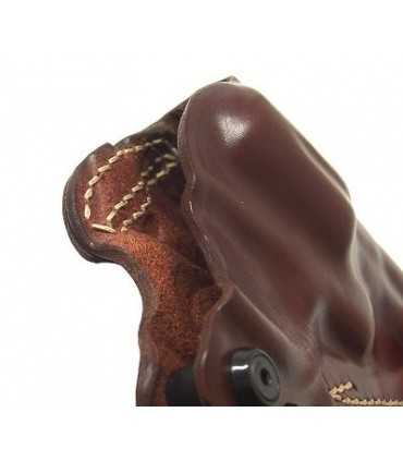 NE1 - Belt leather holster uncovered full barrel