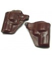 NE1 - Belt leather holster uncovered full barrel