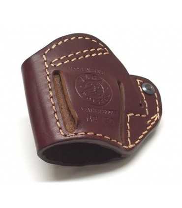 NE1 - Belt leather holster uncovered full barrel