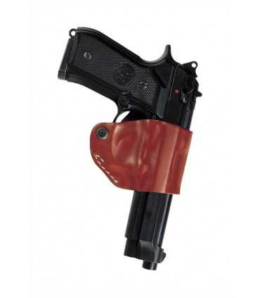 NE1 - Belt leather holster uncovered full barrel