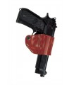 NE1 - Belt leather holster uncovered full barrel