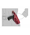T1 - Quick release belt leather concealment holster