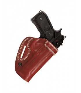 NC1 - Belt leather holster uncovered full barrel