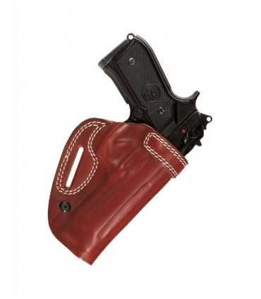 NC1 - Belt leather holster uncovered full barrel