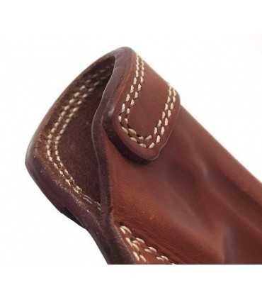 NC1 - Belt leather holster uncovered full barrel