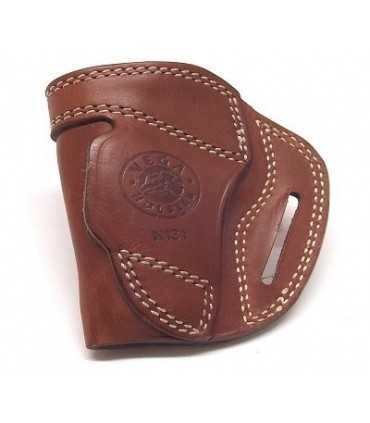 NC1 - Belt leather holster uncovered full barrel