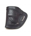 NC1 - Belt leather holster uncovered full barrel