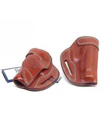 NC1 - Belt leather holster uncovered full barrel