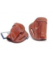 NC1 - Belt leather holster uncovered full barrel