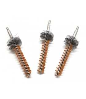 Blister 3 brushes in bronze and steel for AR10-15 caliber 22 5,56 223