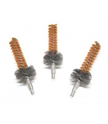 Blister 3 scovoli in bronzo ed acciaio per AR10-15 calibro 22 5,56 223